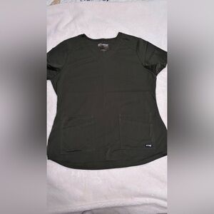 Greys Anatomy - Olive Green Scrub Top - excellent condition
